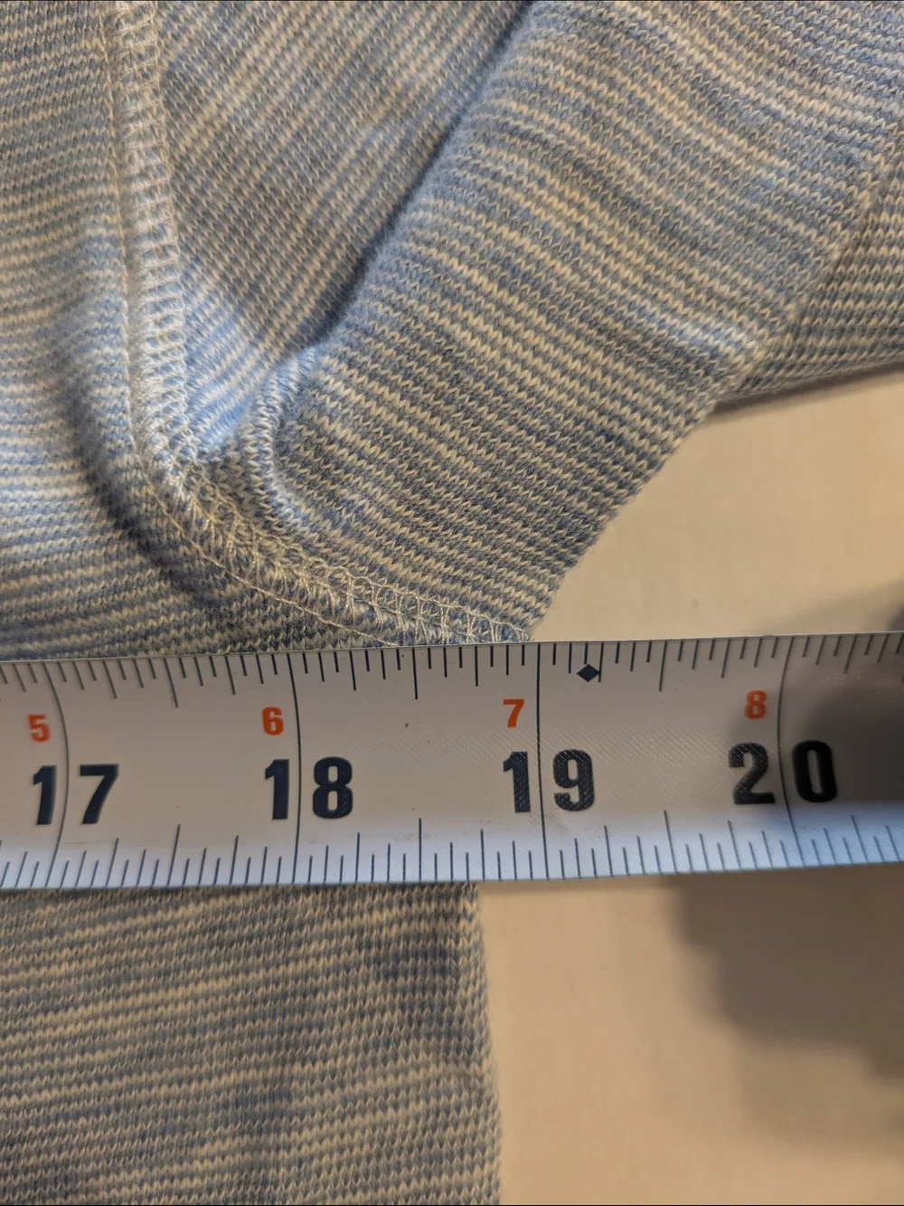 Faherty Men's Light Heather Blue Crewneck Sweater- Sm (NWOT)